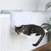 Trixie Deluxe Plush Radiator Bed - White