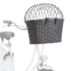 Trixie Front-Mounted Bicycle Basket -Trixie 110145 trixie front fahrradkorb rattan hs 09 4