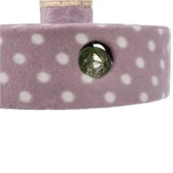 Trixie Junior Fleece Scratching Post -Trixie 113206 trixie kratzsaeule junior fleece flieder hs03 7