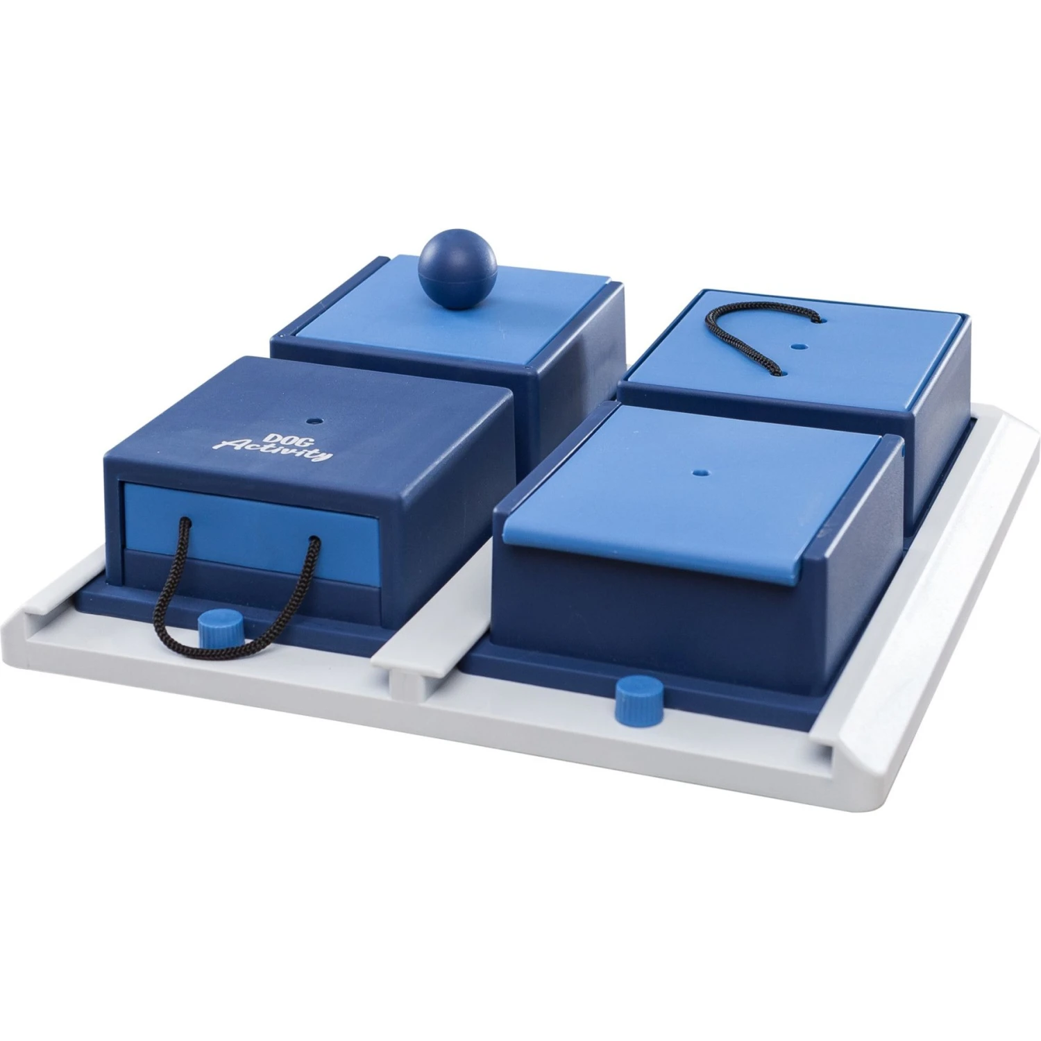 TRIXIE Activity Poker Box Activity Strategy Game Dog Toy, Level 2 3 TRIXIE Activity Poker Box Activity Strategy Game Dog Toy, Level 2