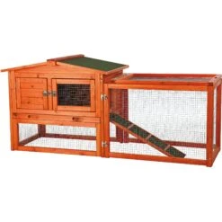 TRIXIE Small Animal Hutch With Outdoor Run, X-Small