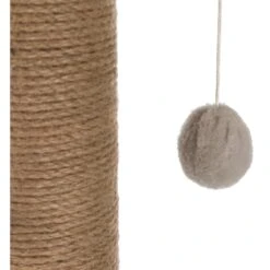 TRIXIE Valencia 28-in Plush Cat Tree & Scratching Post With Condo & Cat Toy -Trixie 204179 PT2. AC SS1800 V1570558936