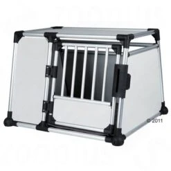Trixie Aluminium Dog Crate - Large 7 Trixie Aluminium Dog Crate - Large -Trixie 220051 transportbox alu 9
