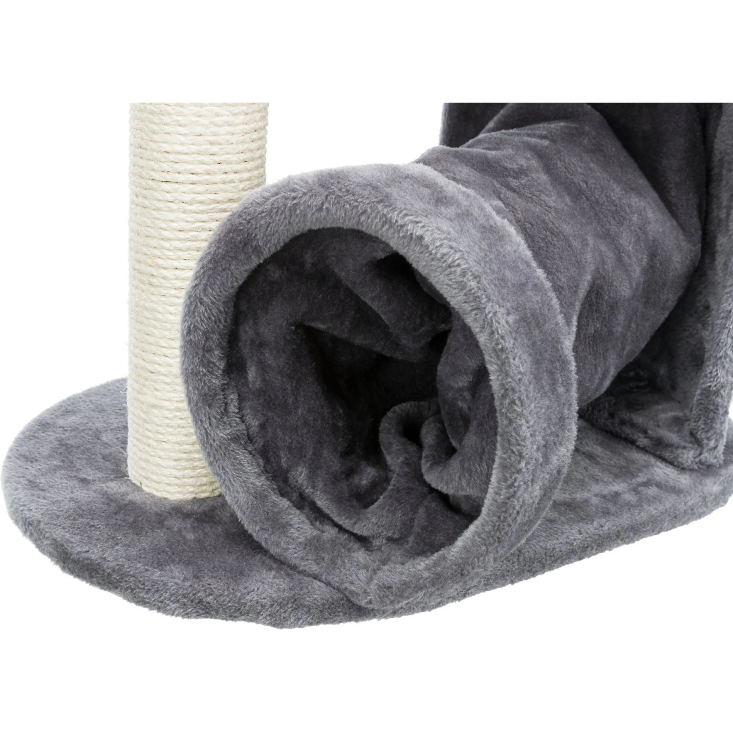 TRIXIE Baza Gandia 27-in Plush Carpet Cat Scratching Post, Gray 6 TRIXIE Baza Gandia 27-in Plush Carpet Cat Scratching Post, Gray - Image 4