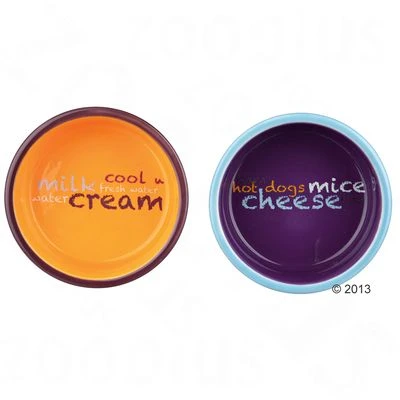 Trixie Eat On Feet Ceramic Bowl Set 4 Trixie Eat On Feet Ceramic Bowl Set - Image 2