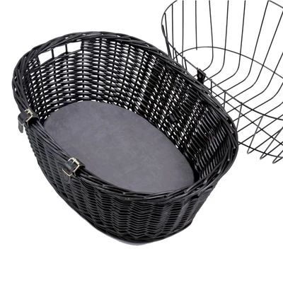 Trixie Bicycle Basket - Black 6 Trixie Bicycle Basket - Black - Image 4