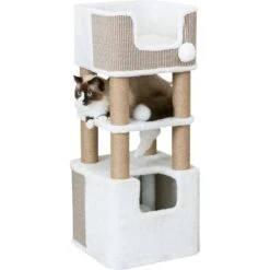 TRIXIE Lucano Cat Tree, Cream/Taupe -Trixie 701598 PT2. AC SS1800 V1668548196